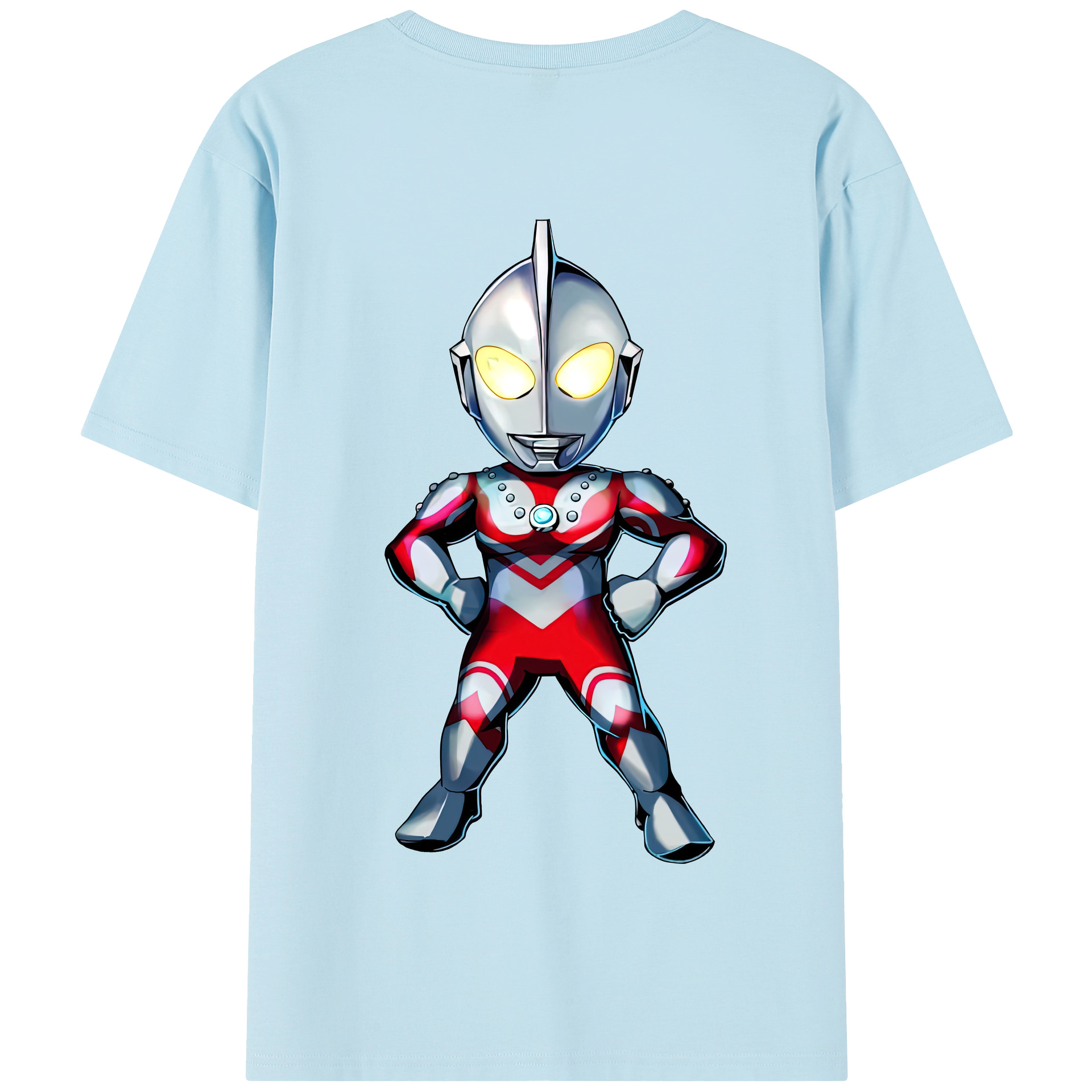 （画像用） ウルトラマン Ultraman 綿100％半袖Tシャツ（背面プリント）